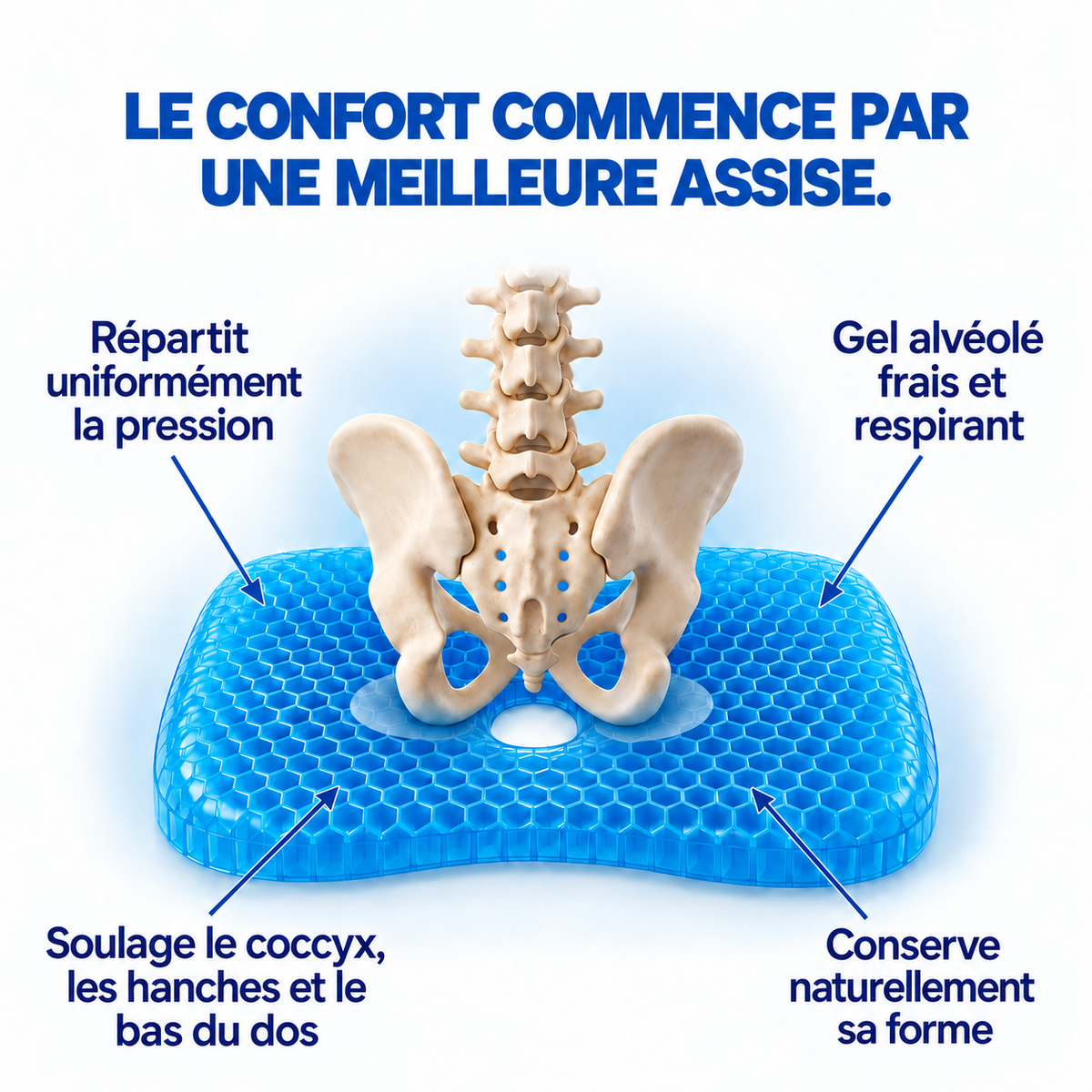 Coussin en gel Aisea